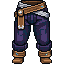 Ice-Silver Banded Breeches